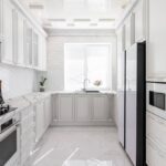 Grey Two Tone Kitchen Cabinets