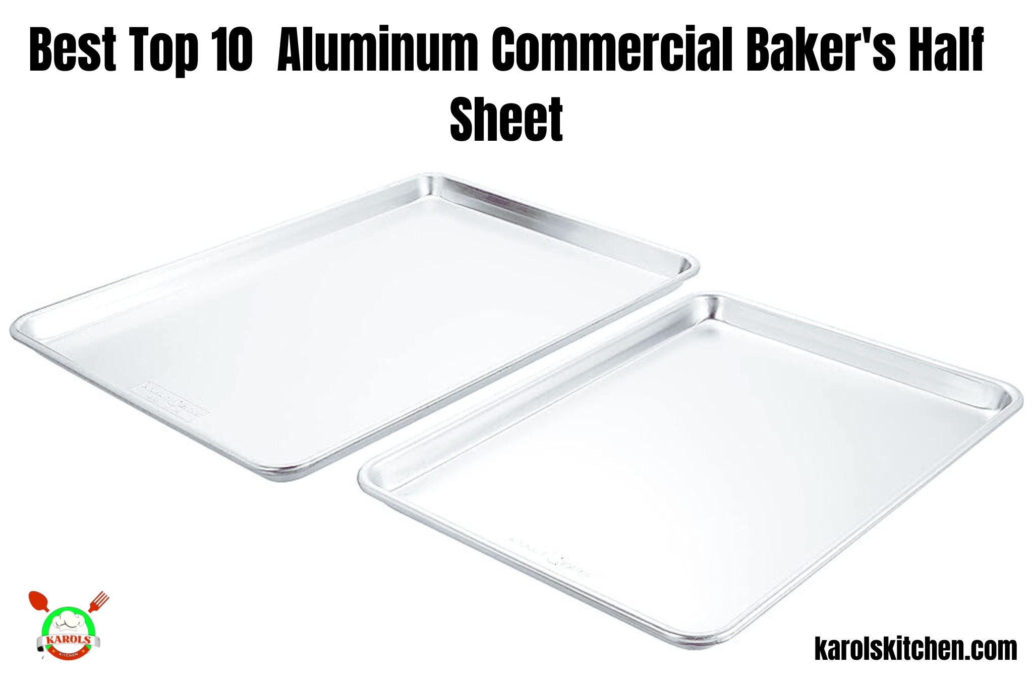 Aluminum Commercial Baker's Half Sheet