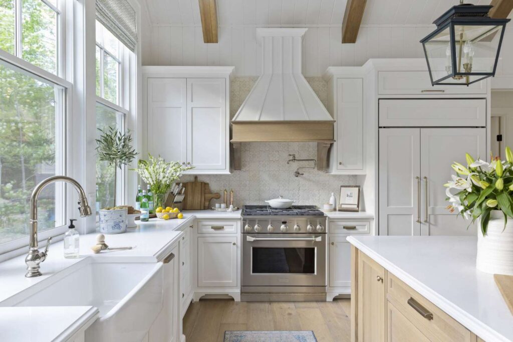 Enhancing White Cabinets With Bronze Hardware