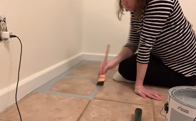 How To Paint Floor Tiles In Kitchen