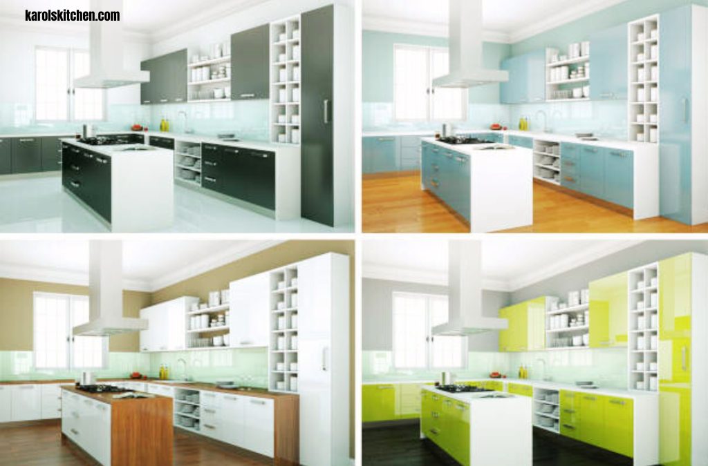 High Gloss Kitchen Cabinets