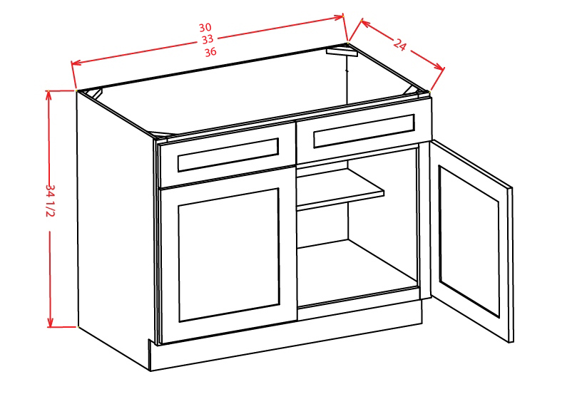 What Size Sink for 30 Inch Cabinet